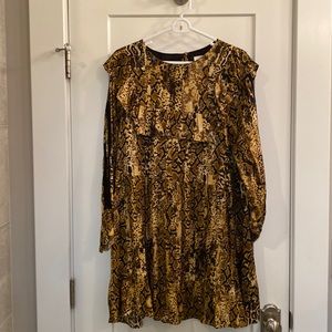 Bash snake skin dress